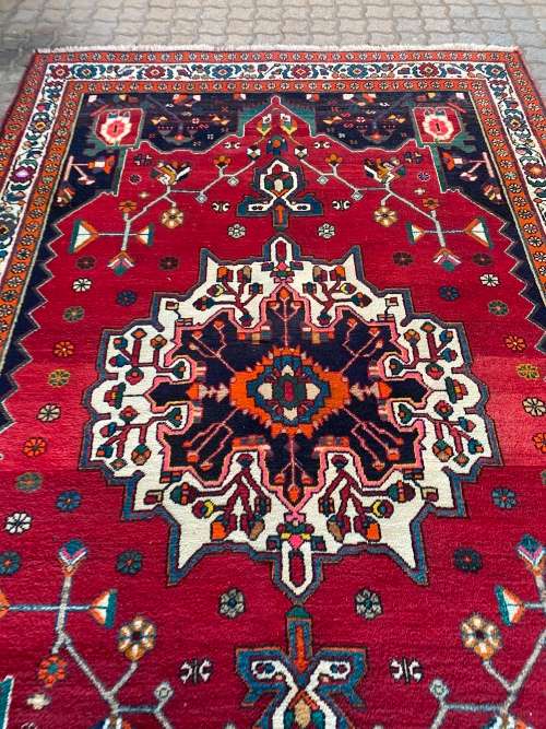 VINTAGE LARGE 253CM X 167CM STUNNING FAZA CARPET HIGHLY DETAILED IN GOOD COLLECTION!!!!!