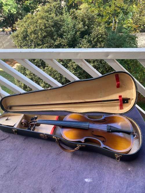 ANTONIUS STRADIVARIUS CREMONENSIS FACIEBAT ANNO 1713 MADE IN CZECHOSLOVAKIA VIOLEN COPY!!!!