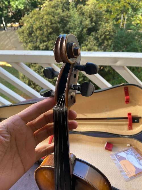 ANTONIUS STRADIVARIUS CREMONENSIS FACIEBAT ANNO 1713 MADE IN CZECHOSLOVAKIA VIOLEN COPY!!!!