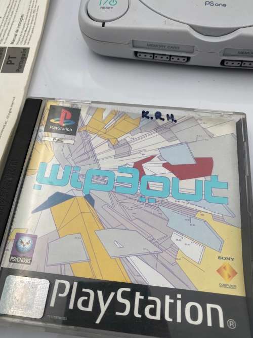 RARE BOXED PS1 WORKING WITH WIPOUT GAME COMPLETE!!!!!