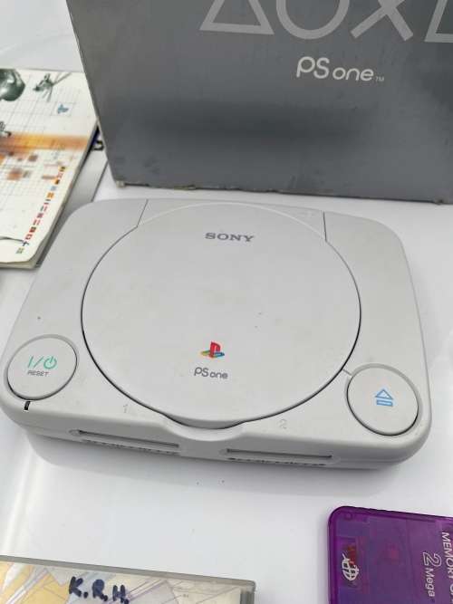 RARE BOXED PS1 WORKING WITH WIPOUT GAME COMPLETE!!!!!