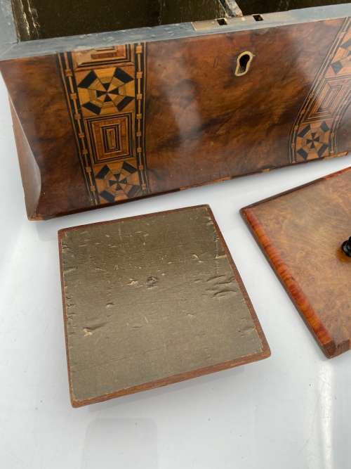 ANTIQUE VICTORIAN TEA CADDY !!!!