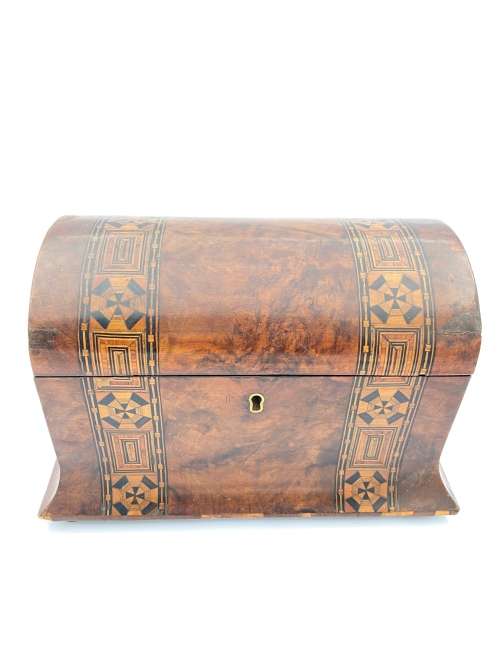 ANTIQUE VICTORIAN TEA CADDY !!!!