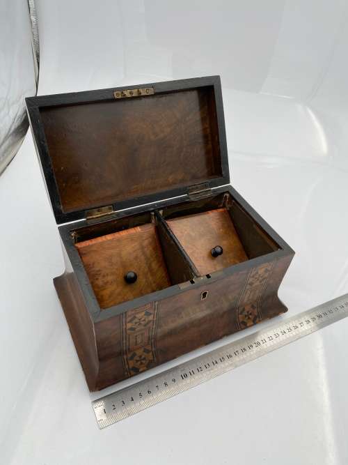 ANTIQUE VICTORIAN TEA CADDY !!!!