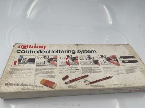 ROTRING LETTERING SYSTEM AS SEEN ON PICTURES!!!