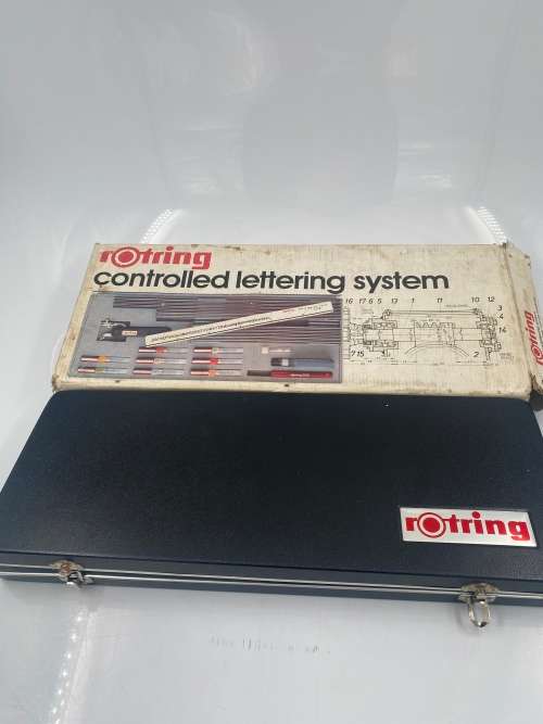 ROTRING LETTERING SYSTEM AS SEEN ON PICTURES!!!