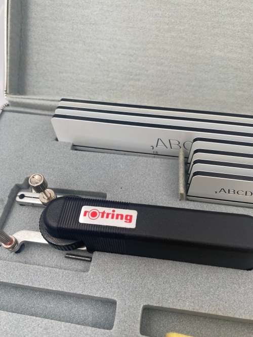 ROTRING LETTERING SYSTEM AS SEEN ON PICTURES!!!