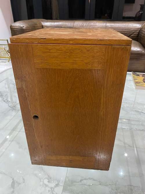 LARGE HEAVY ZEISS WINKEL 261446 MICROSCOPE IN WOODEN CASE !!!!