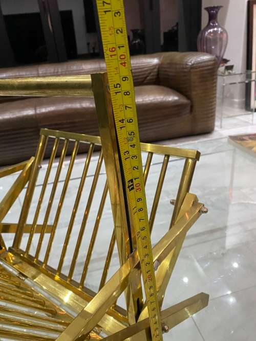 STUNNING BRASS VINTAGE MAGAZINES RACK !!!!