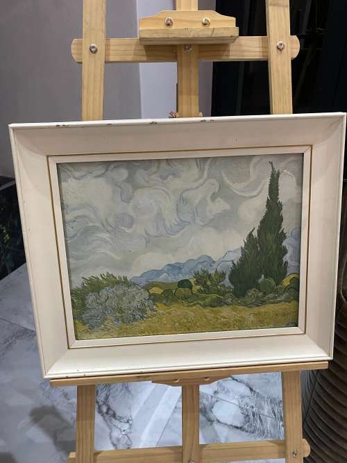 Wheat Field with Cypresses (1889) by Vincent Van Gogh PRINT SIZE 57CM X 47CM !!!!