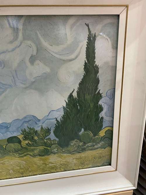 Wheat Field with Cypresses (1889) by Vincent Van Gogh PRINT SIZE 57CM X 47CM !!!!