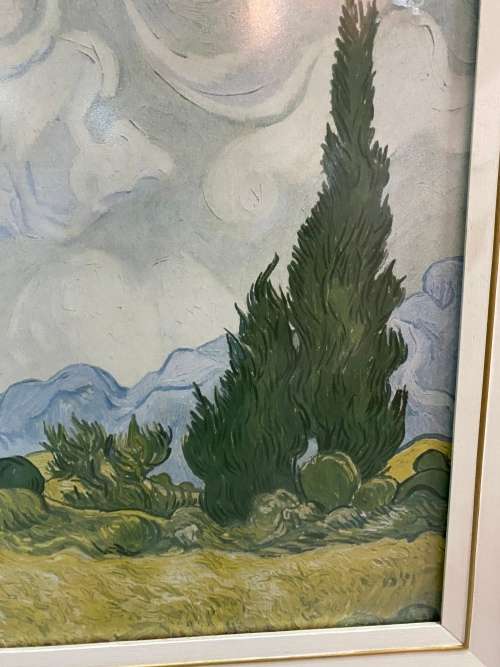 Wheat Field with Cypresses (1889) by Vincent Van Gogh PRINT SIZE 57CM X 47CM !!!!