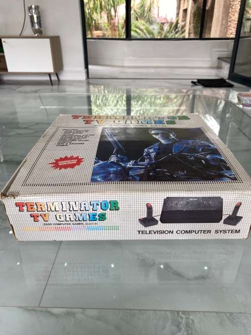 RARE VINTAGE TERMINATOR TV GAME ATARI CLONE IN BOX !!!!