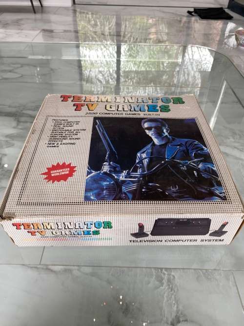 RARE VINTAGE TERMINATOR TV GAME ATARI CLONE IN BOX !!!!