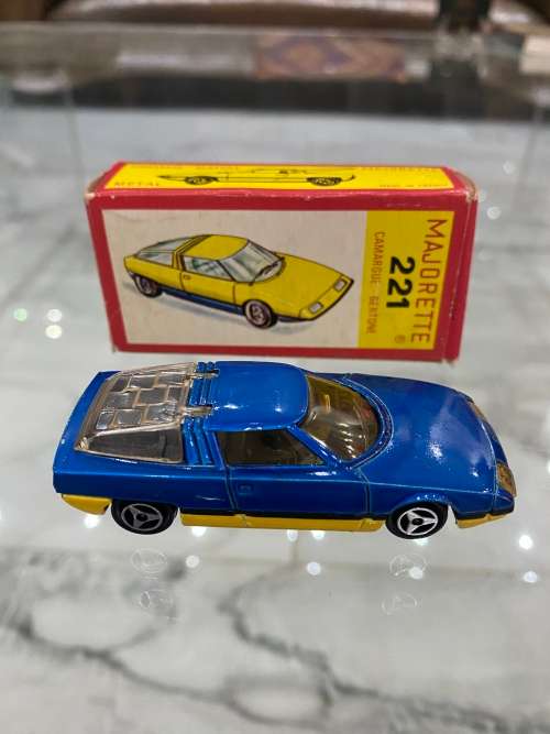 Citroen GS Camargue Bertone Brown 221 Majorette Toy with Paper Box