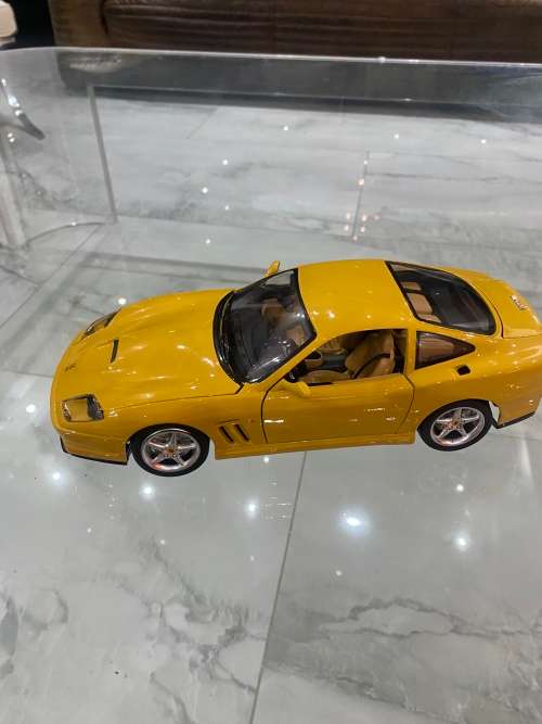 LARGE DIE CAST FERRARI 550 1996 SCALE 1:18 !!!!!