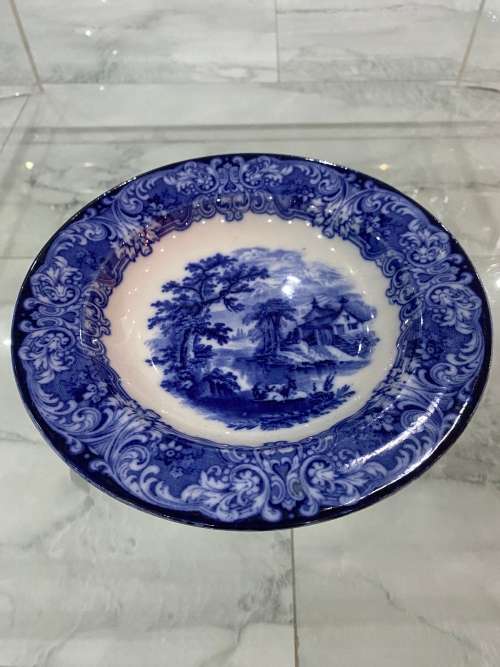 ANTIQUE ROYAL DOULTON GENEVA PLATE 26CM LARGE !!!