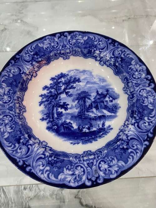 ANTIQUE ROYAL DOULTON GENEVA PLATE 26CM LARGE !!!