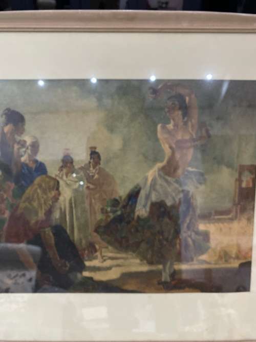SIR WILLIAM RUSSELL FLINT PRINT SIZE 73CM x 60CM !!!
