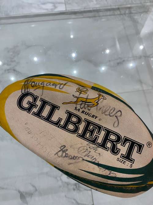 Springbok signed ball !!!