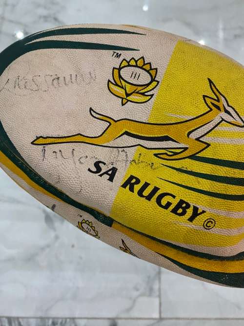 Springbok signed ball !!!
