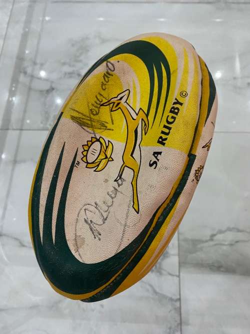 Springbok signed ball !!!