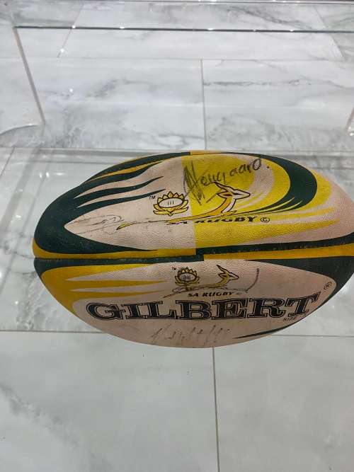 Springbok signed ball !!!