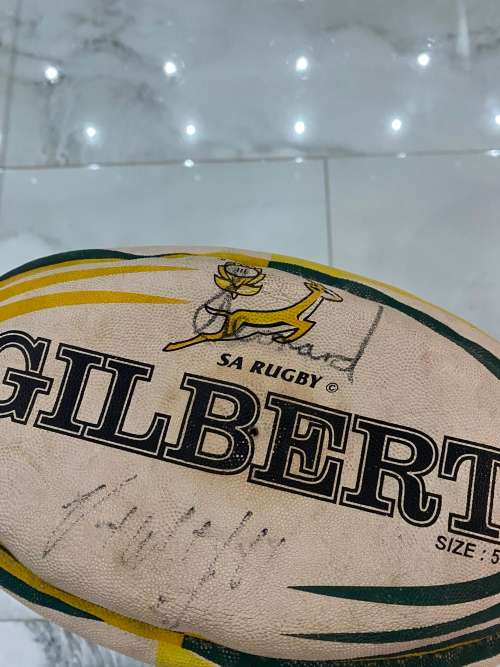 Springbok signed ball !!!