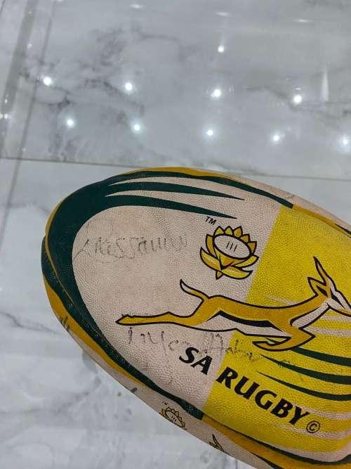Springbok signed ball !!!