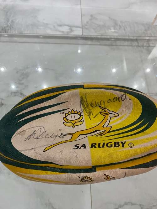 Springbok signed ball !!!