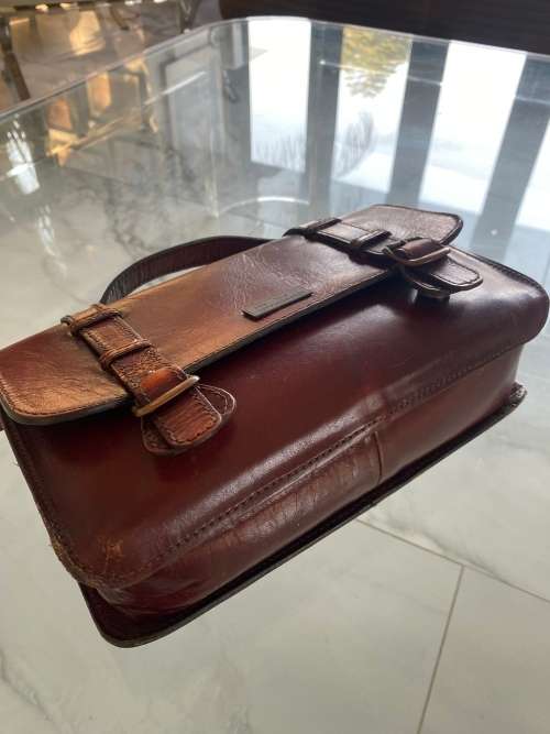 DER LEDERHANDLER GENUINE LEATHER BAG !!!