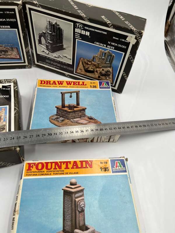 Collection of military diorama kits bid for all !!!