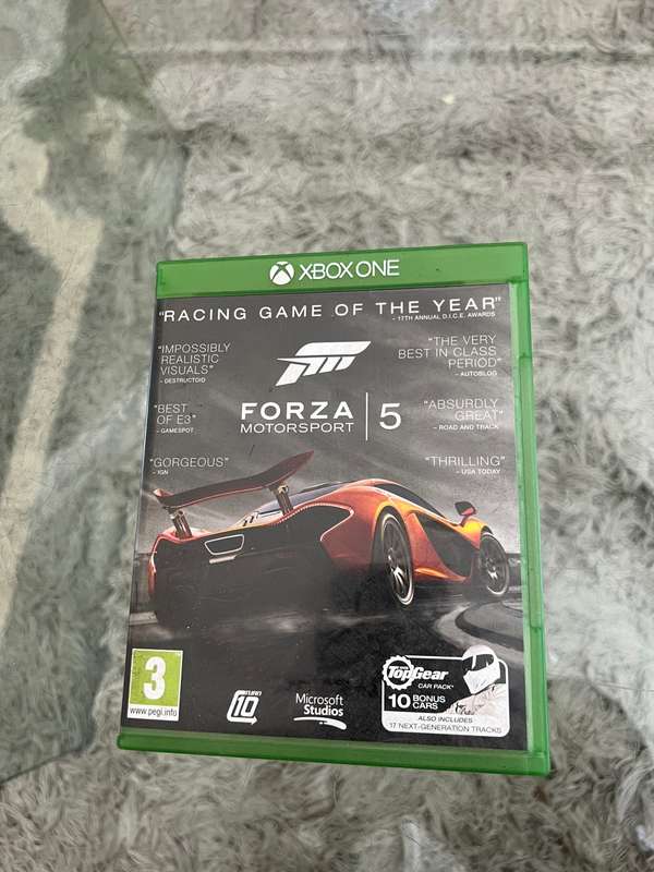 XBOX ONE FORZA 5 MOTOR SPORT !!!