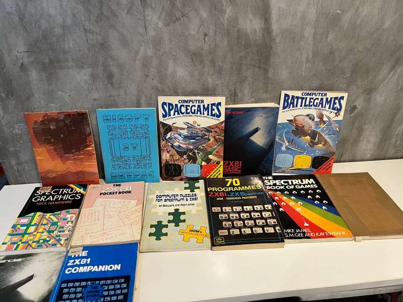 VINTAGE COLLECTION OF SPECTRUM BOOKS !!!