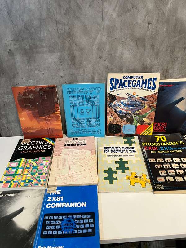 VINTAGE COLLECTION OF SPECTRUM BOOKS !!!