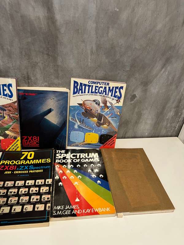 VINTAGE COLLECTION OF SPECTRUM BOOKS !!!