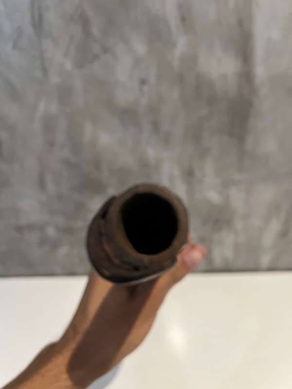 RARE VINTAGE AXE PISTON FOR DISPLAY ONLY WOOD AND METAL !!!