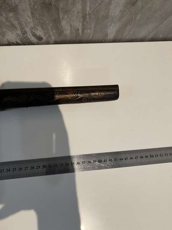 RARE VINTAGE AXE PISTON FOR DISPLAY ONLY WOOD AND METAL !!!