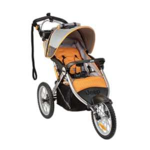 Jeep Overland Limited Jogging Stroller with Front Fixed Wheel, Fierce