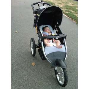 Jeep Overland Limited Jogging Stroller with Front Fixed Wheel, Fierce