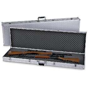 Allen Diamond Plate Double Rifle Case
