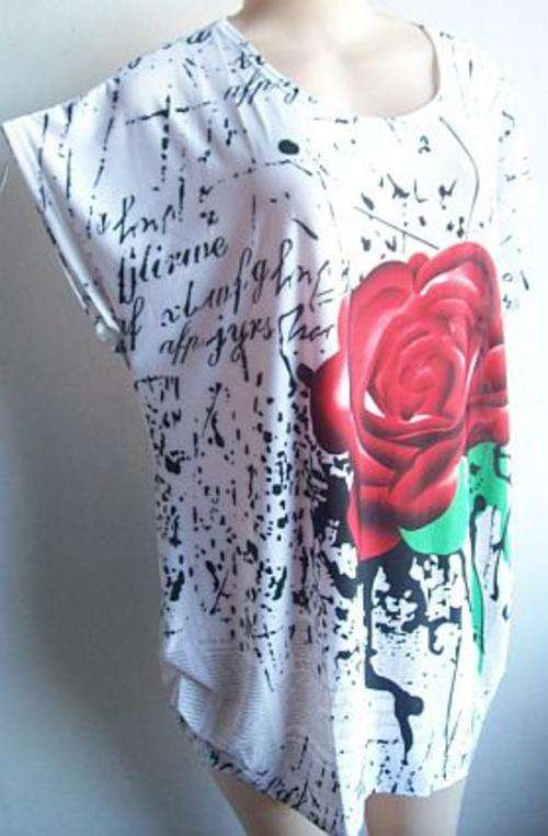 Floral Baggy Top.  Size 38 - 40