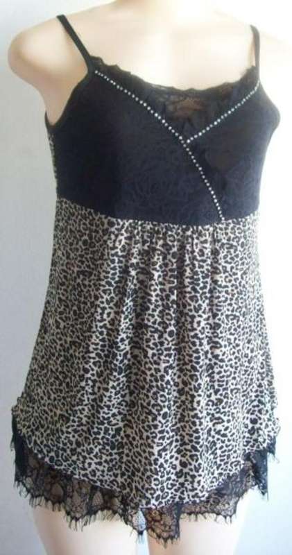 Lovely Animal Print Lined Dress/Top. To Fit Sizes 34/36