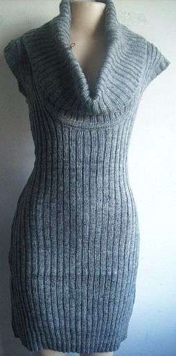 Elegant Knit Winter Dress. To fit sizes 34 and 36