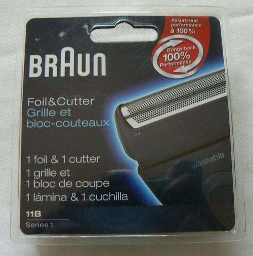 Braun Foil and Cutter. 11B Series 1 (To Clear)