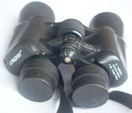 Old Used UltraOptec Binoculars. 122 M at 1000 M