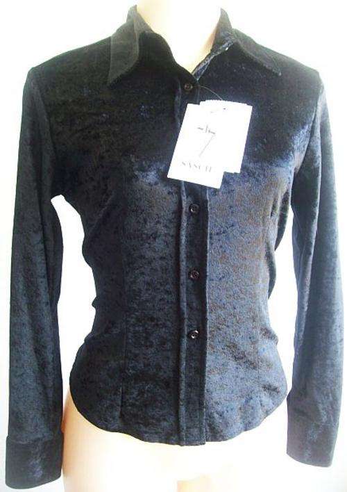 Exquisite Velvet Top . Cotton. Size 34