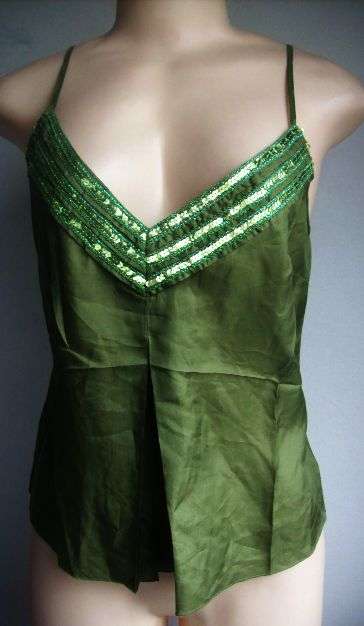 Lovely Detailed Green Top. Size 36