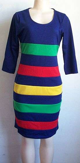 Lovely Multi Coloured Dress. Size 34