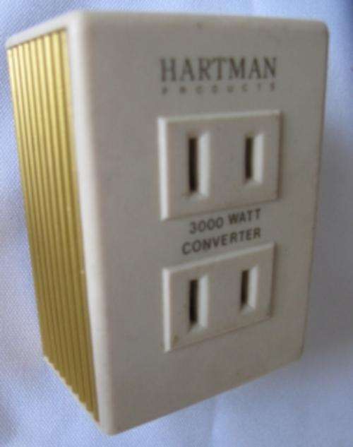Hartman 3000 Watts Convertor. 220-240V AC to 110-120V AC